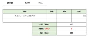 免税事業者が消費税を請求しない・値引きするときの請求書の書き方